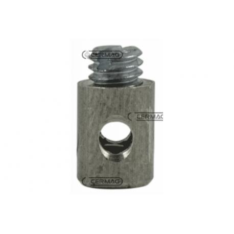 MORSETTO MM. 2 X CAVO FRENO-FRIZIONE