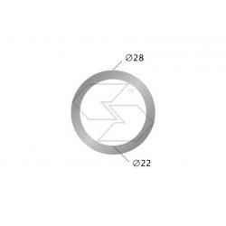 RONDELLA ALLUMINIO D. 22X28 SP. 1,5