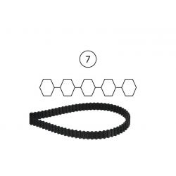 CINGHIA DENTATA TC 122 MM. 1800