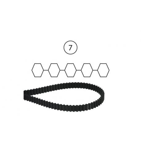 CINGHIA DENTATA TC 122 MM. 1800