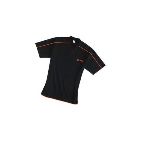 V-SHIRT GRIGIO/NERO T.S