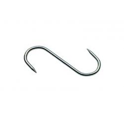 GANCIO MACELLAIO 2 PUNTE INOX 160X6