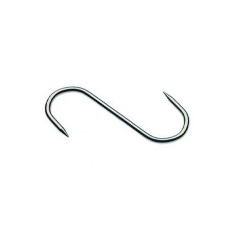 GANCIO MACCELLAIO 2 PUNTE INOX 180X6